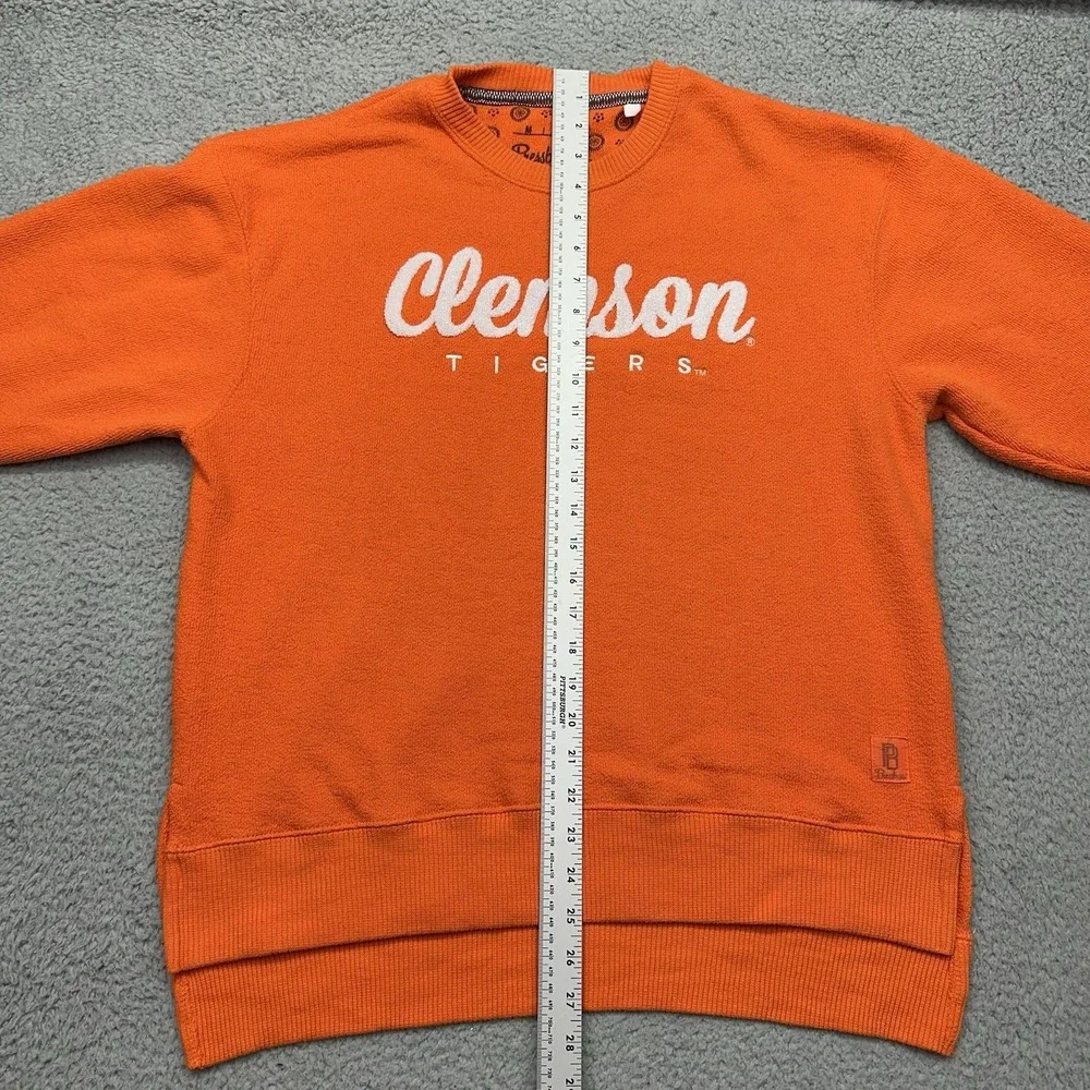 Pressbox 65F65SS5 Womens Medium Clemson University Tigers Crewneck Sweatshirt